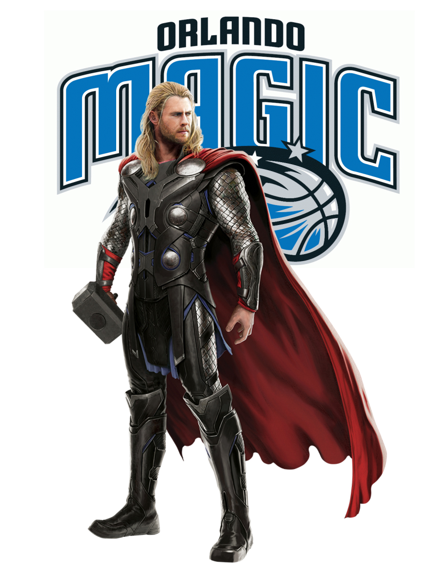 Orlando Magic Thor Logo vinyl decal